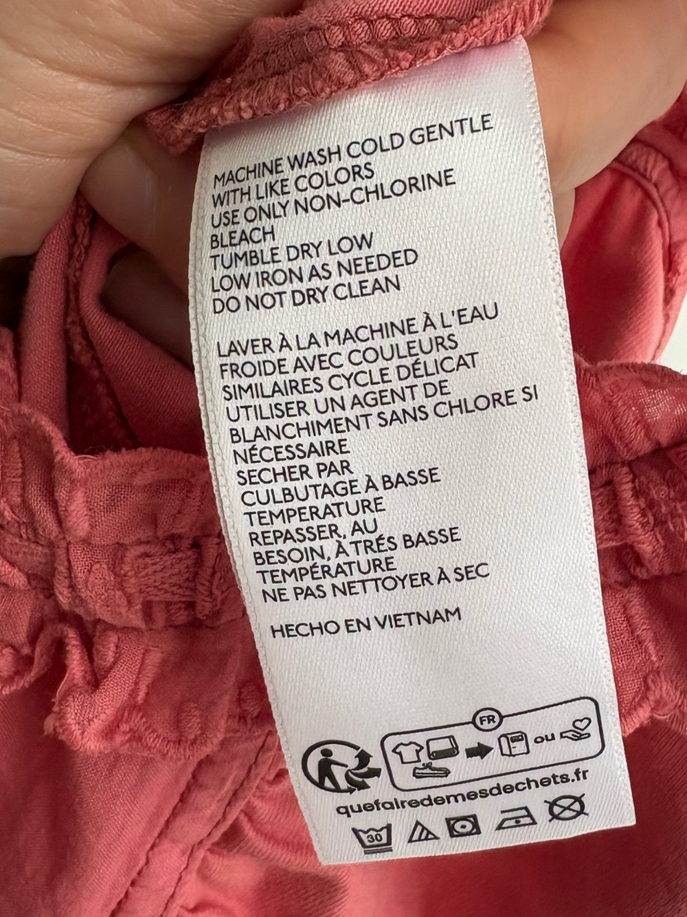 Womens Pink Ruffle Button-Front Tank Top - Picture 11 of 12